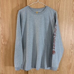 Carhartt Heather Gray Original Fit Long Sleeve Tee